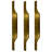 Set of 3 Modern Thin Metal Pull Handles-100014746