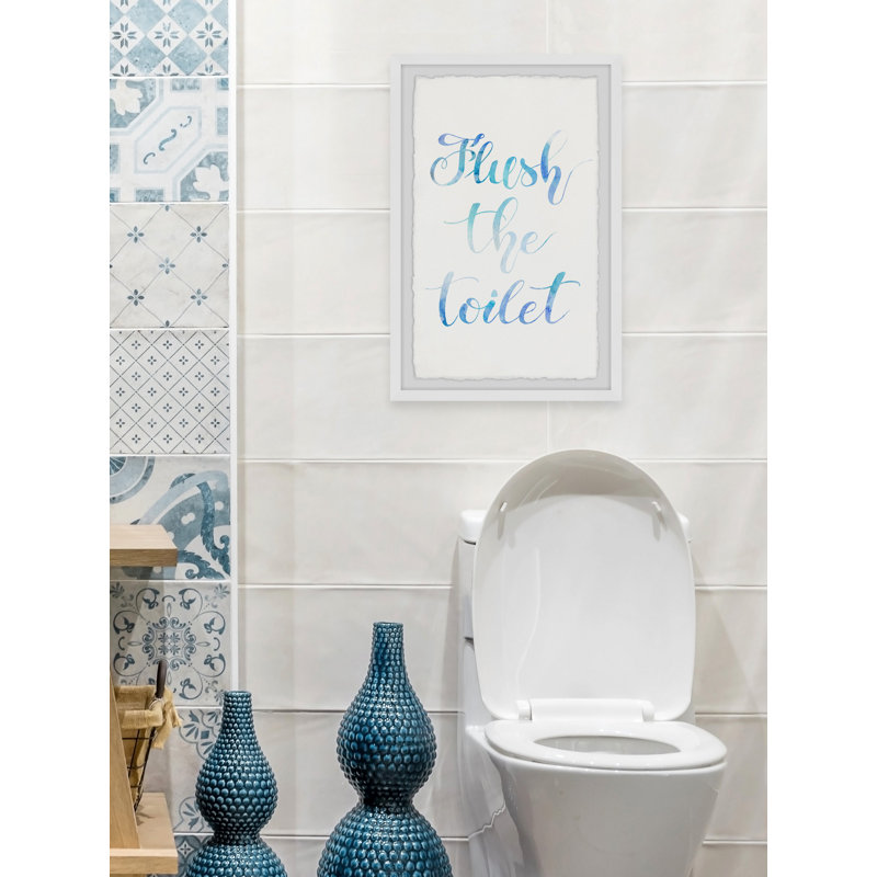 Flush Rules - Single Picture Frame Painting, 30cm H x 20cm W x 3.81cm D