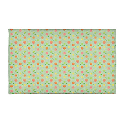 Tapis de la zone verte agrume fruits