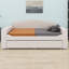 Lit de jour rembourré avec accoudoirs de rangement, couchette et dernier système audio Bluetooth intégré, molleton Teddy-781268571