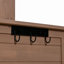 Grand banc de rempotage de jardin de 65 po de hauteur avec roues verrouillables et armoire de rangement, chariot de préparation pour îlot de cuisine d'extérieur en bois avec huche, tiroirs et tablettes de retrait pour griller-134679773