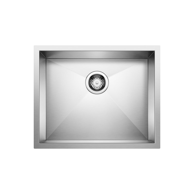 Blanco Quatrus 22" L X 18'' W Single Bowl Stainless Steel Undermount Kitchen Sink