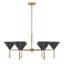 Lustre 6 lumières 36 "Cortan