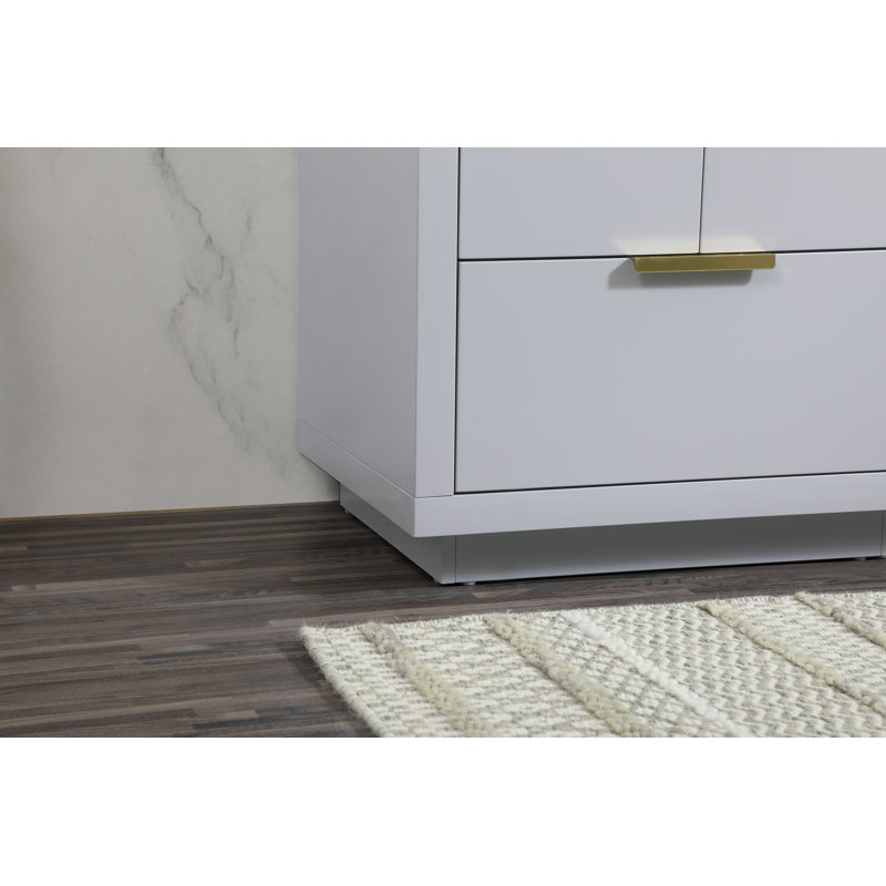 Ensemble de meuble-lavabo simple 24 po Broadlands, Gris