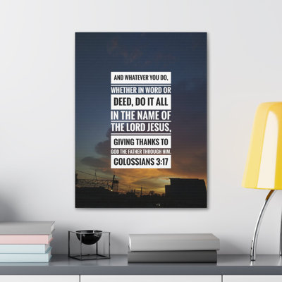 No Frame Print on Canvas