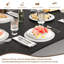 Table de salle à manger Rustic Wave Edge pour 6-8, plateau en panneau de fibres à densité moyenne avec structure en métal-1959162263-1959162249-1959162251
