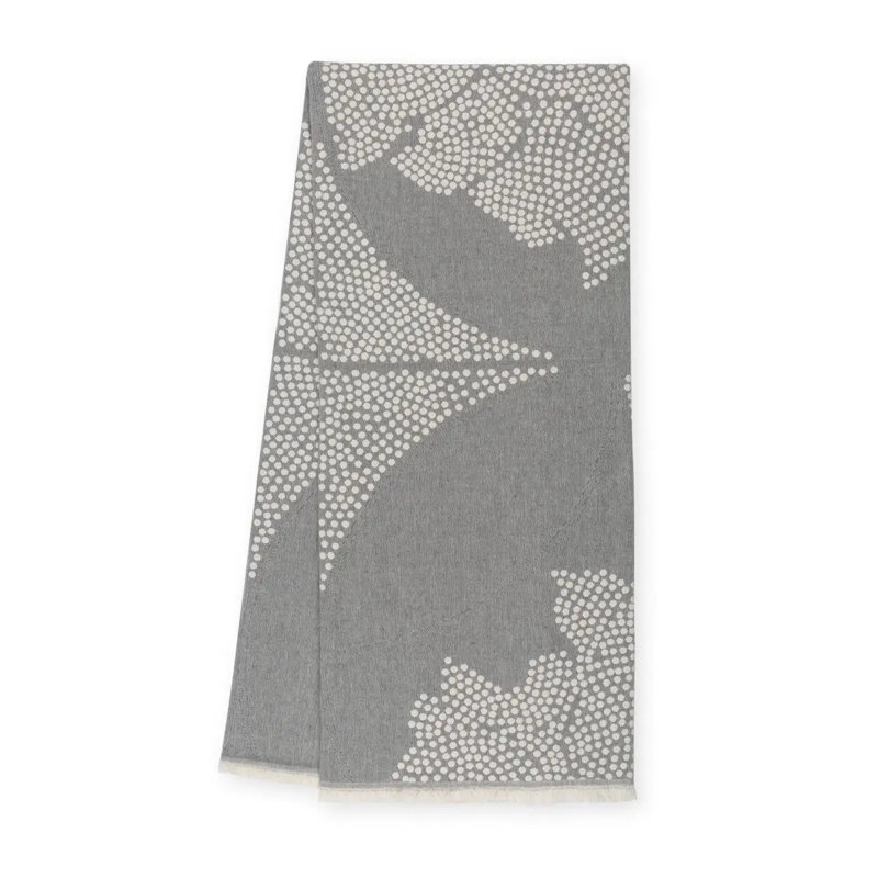 Atlas 100% Cotton Throw, Pewter