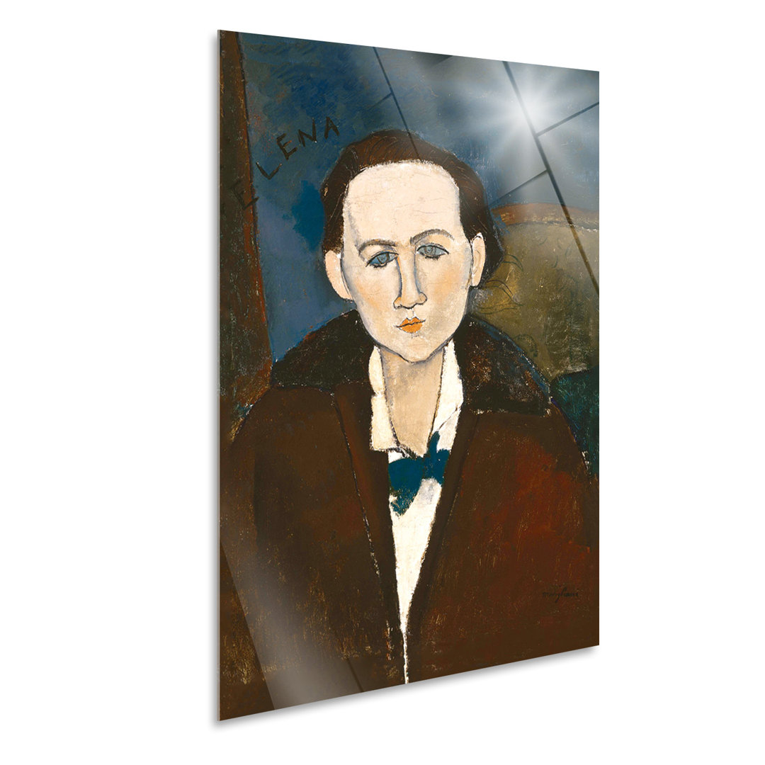 Wandbild Porträt von Helen von Amedeo Modigliani