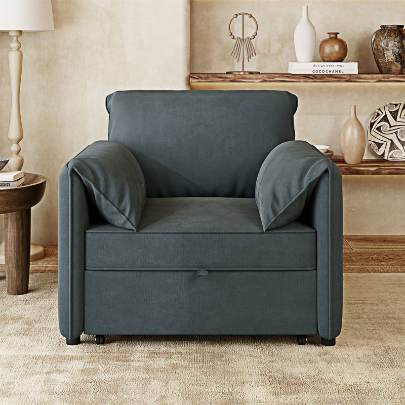 Fauteuil convertible convertible, Gris