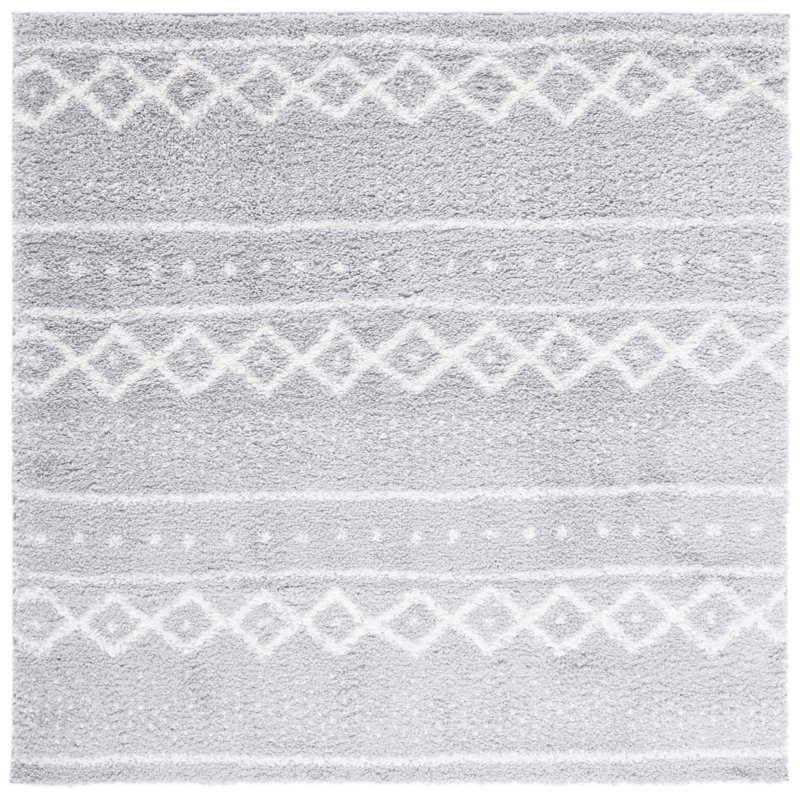Gonvick Shag Performance Southwestern Rug, Square 6'7"