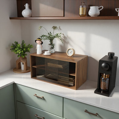 Stackable Wall-mounted Cabinet With Glass Sliding Doors – Modular Display Storage For Living Room & Bedroom