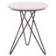 Table d'appoint en marbre Hulisi