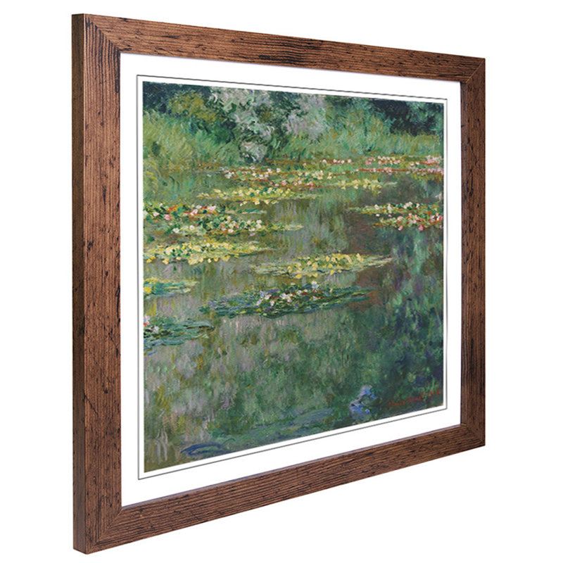 Claude Monet - Single Picture Frame Painting, Walnut