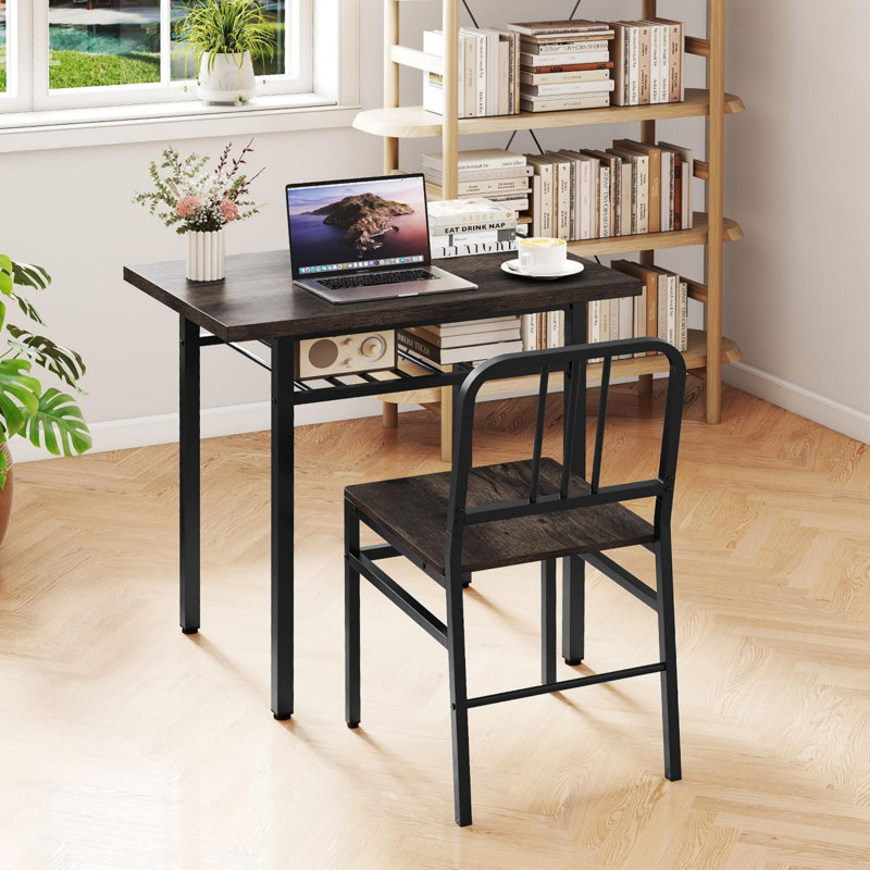 2 - Person Dining Set, Black, Grey