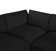 Canapé modulaire réversible de large de 152 po avec repose-pieds Ivaline