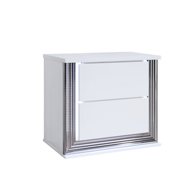 MOON SMOOTH NIGHTSTAND WITH LED
