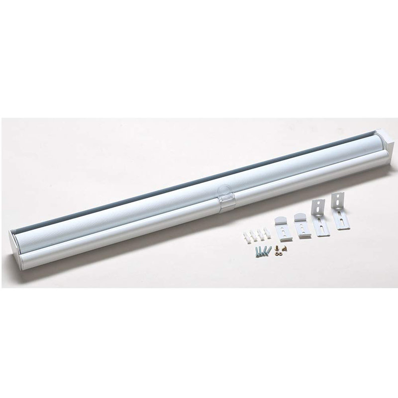 Cordless Semi-Sheer Roll-Up Shade, 34"W x 72"L, White