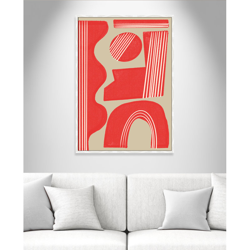 Imprimé Rosalinda par Miuus Studio, White Woodgrain, L 29,5 po x H 41,5 po, Framed Print