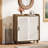 Wood Shoe Cabinet With Sliding Doors With Adjustable Shelves, 5-tier Modern Shoe Organizer Cabinet For Entryway