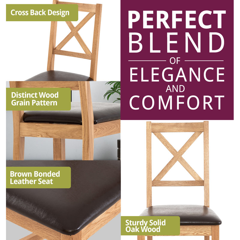 Upholstered Dining Chair, Brown