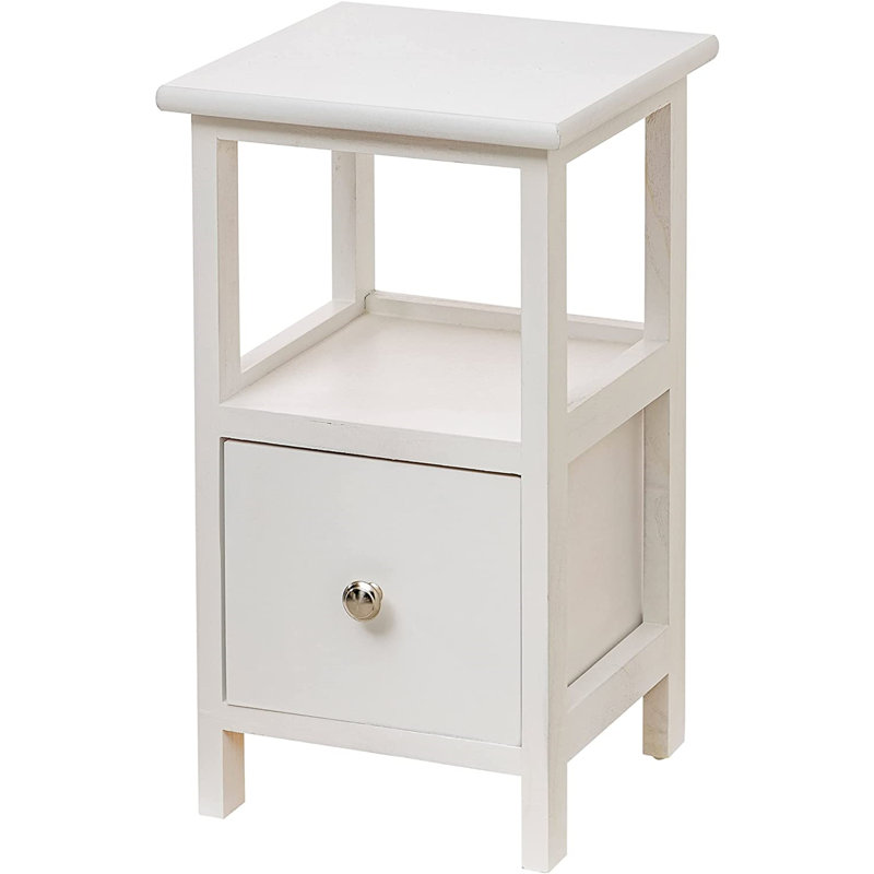 Narayanan 25cm W Manufactured Wood Bedside Table
