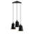 3 - Light Black Cluster Pendant