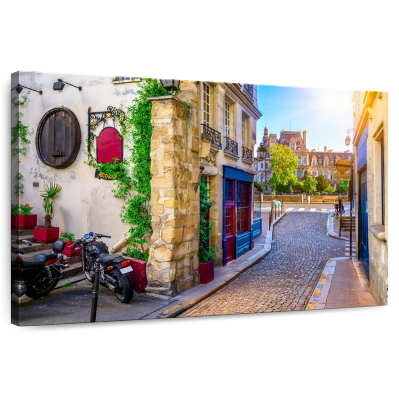 Hannes, vieille rue parisienne, H 26 po x l 39 po
