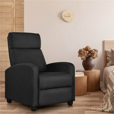 color Manual Glider Recliner with 3 Relaxation Modes