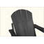 Chaise Adirondack pliante en PEHD avec porte-gobelet double - Chaise Adirondack en composite avec texture bois-1976123681