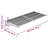 Vidaxl Door Canopy Gray And Transparent Polycarbonate-102412326