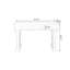 Bureau rectangulaire en bois manufacturé avec tiroirs en noyer-1505802486
