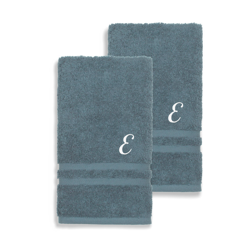 Débarbouillette 100% coton Denzi, E, Bleu Denzi