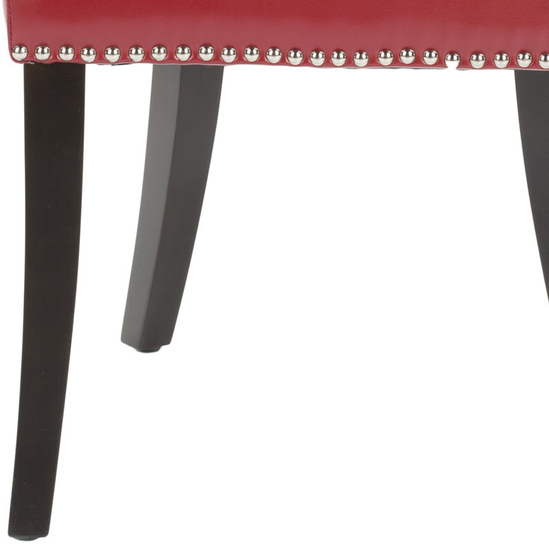 Jappic 21.7'' H Cotton Upholstered Parsons Chair, Red
