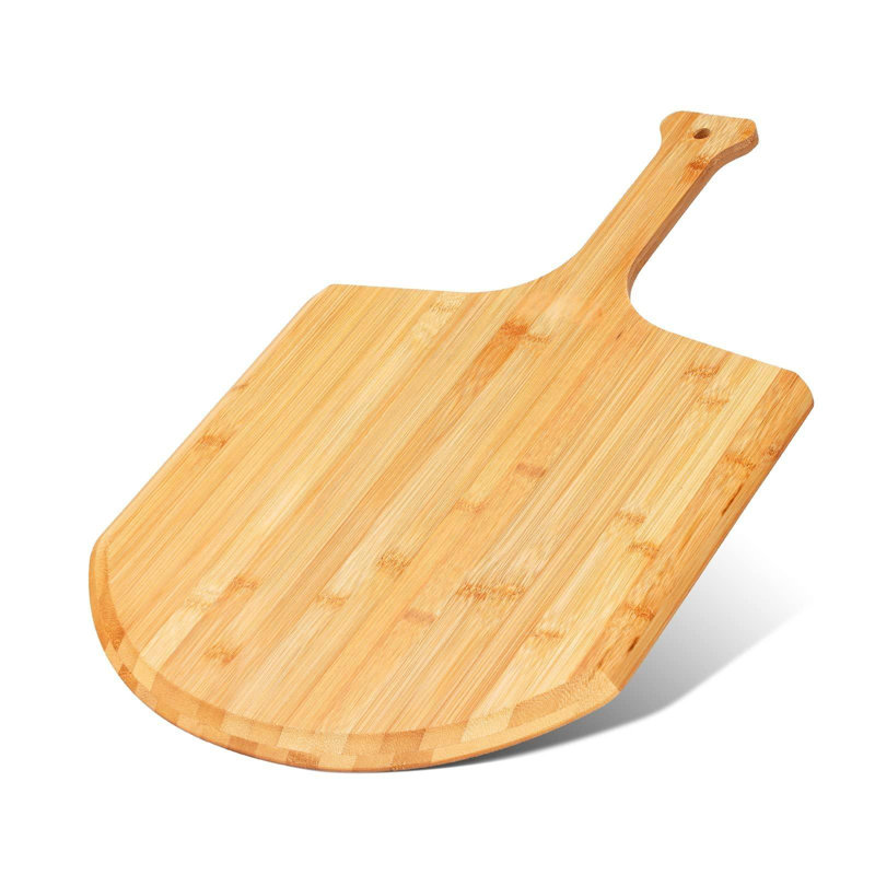 Large Bamboo Pizza Peel with Ergonomic Handle