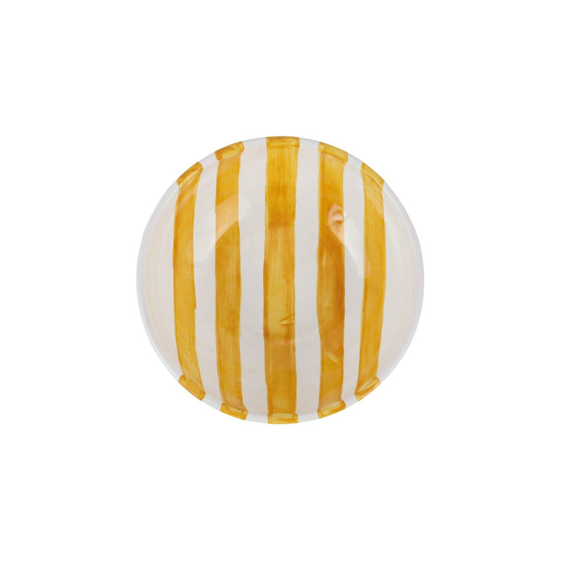 Bol à céréales AmalFitana, Blanc / Jaune