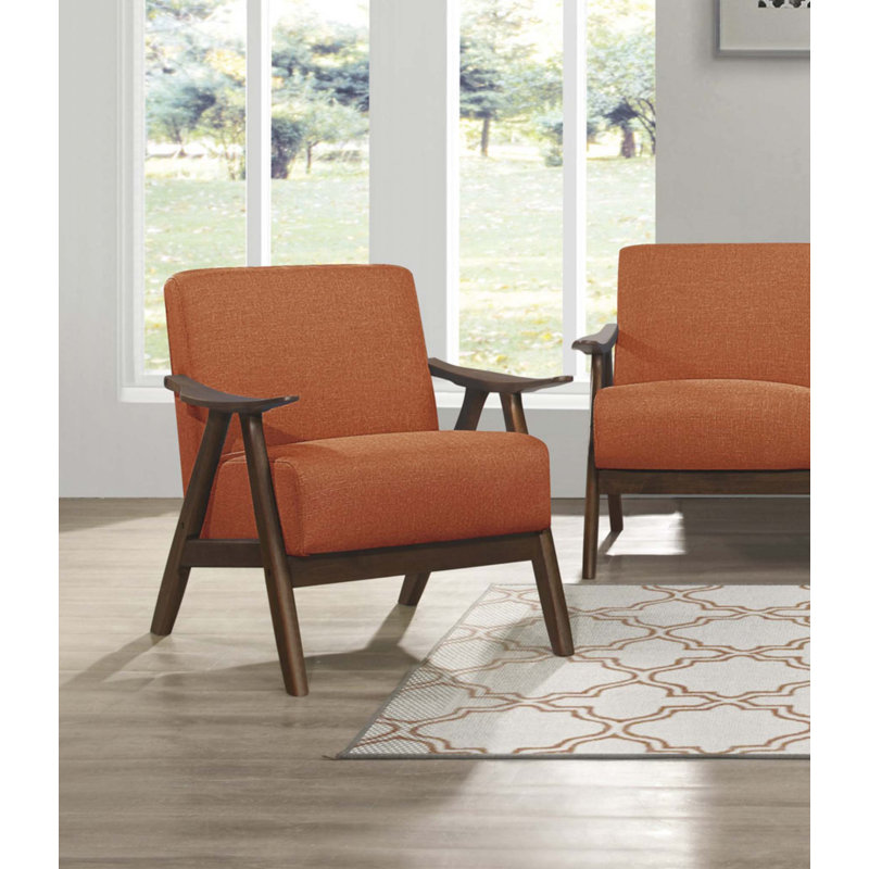 Chaise d'appoint rembourrée en tissu
