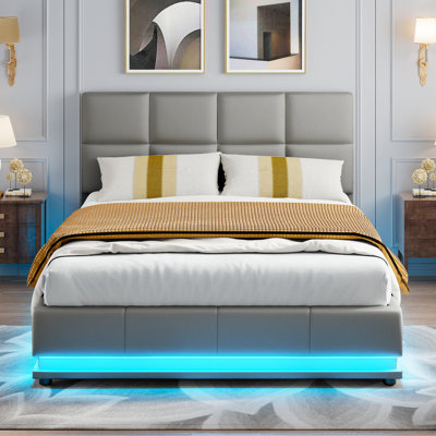 Metal Ottoman Storage Bed