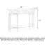 Console élégante avec motifs floraux peints à la main-899596212