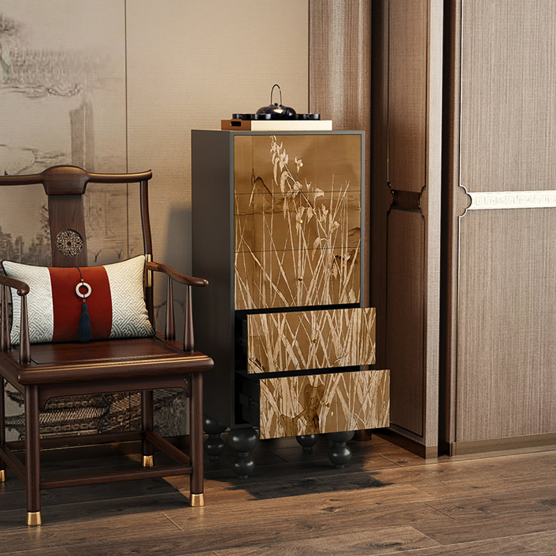 Multifunction storage modern decorative cabinet