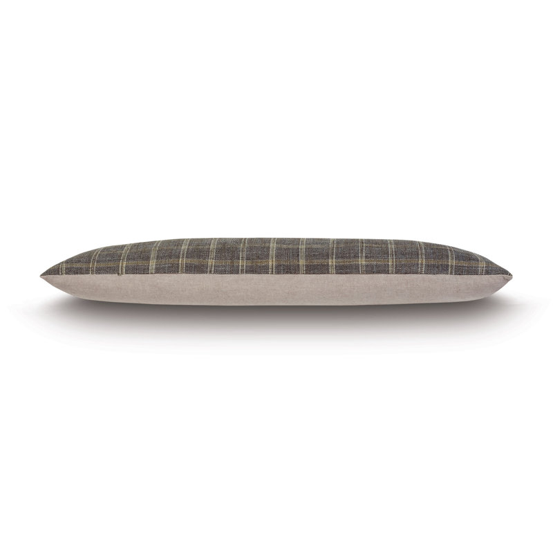 Housse et insert de coussin décoratif à carreaux Hastings, 13 po x 36 po