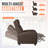 Set Of 2 Adjustable Leather Recliner Chairs-1235738246