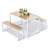 Ezzah Rectangular Dining Set with Benches-864503637-815841248-815841251