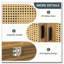 Buffet avec portes en rotin