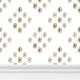 British Brooch Large Repeat Luxury Wallpaper