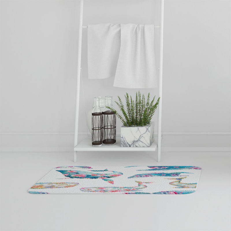 Gullickson Memory Foam Non-Slip Bath Mat