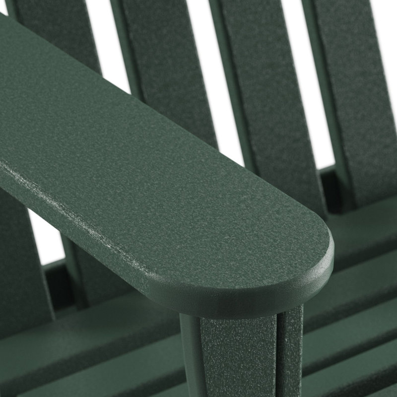 Chaise Adirondack pliante POLYWOOD Classic Adirondack, Vert forêt