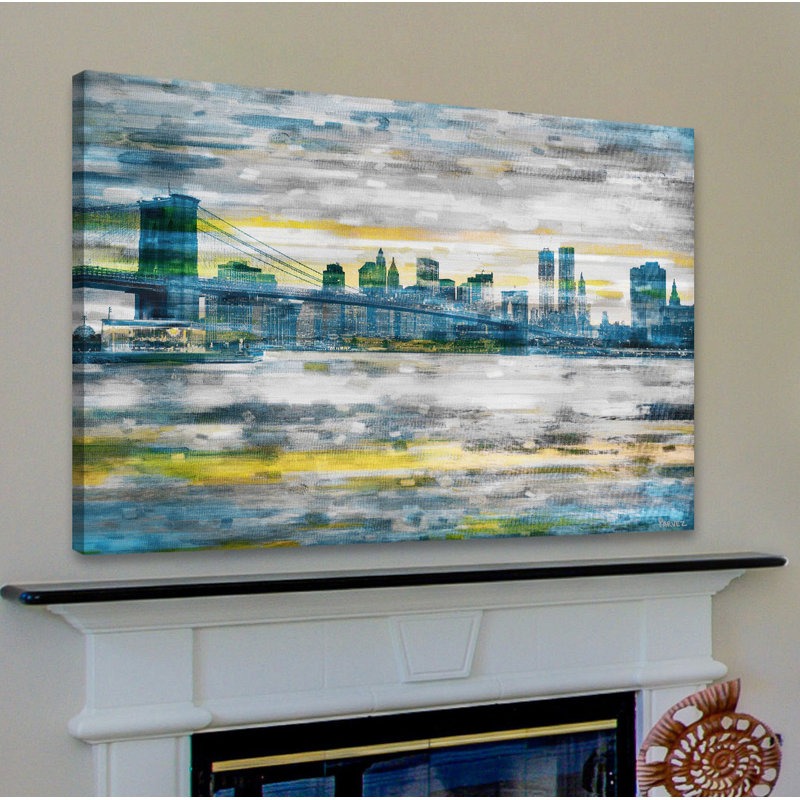 «Bridge Span», reproduction d'art sur toile tendue, H 30 po x l 45 po x P 1,5 po