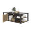 Jahileal Pedestal Coffee Table with Storage