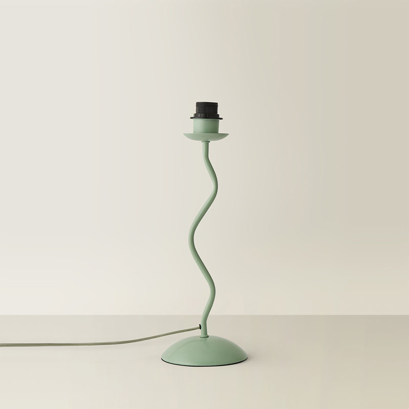 Clapp Metal Lamp Base Lamp, Green