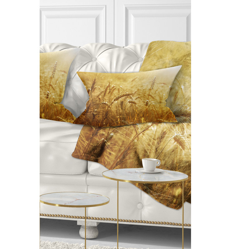 Coussin Golden Wheat Field